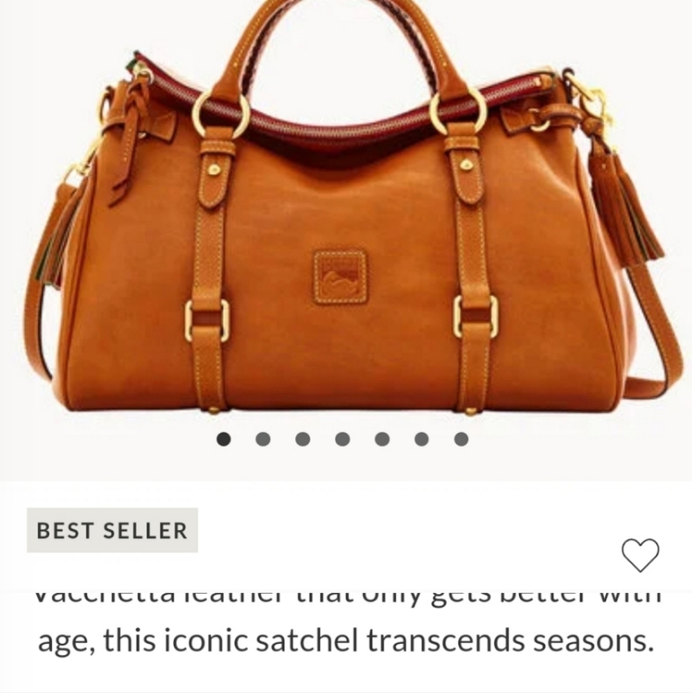 Dooney and Burke Saddlebag and Wallet Floritine.